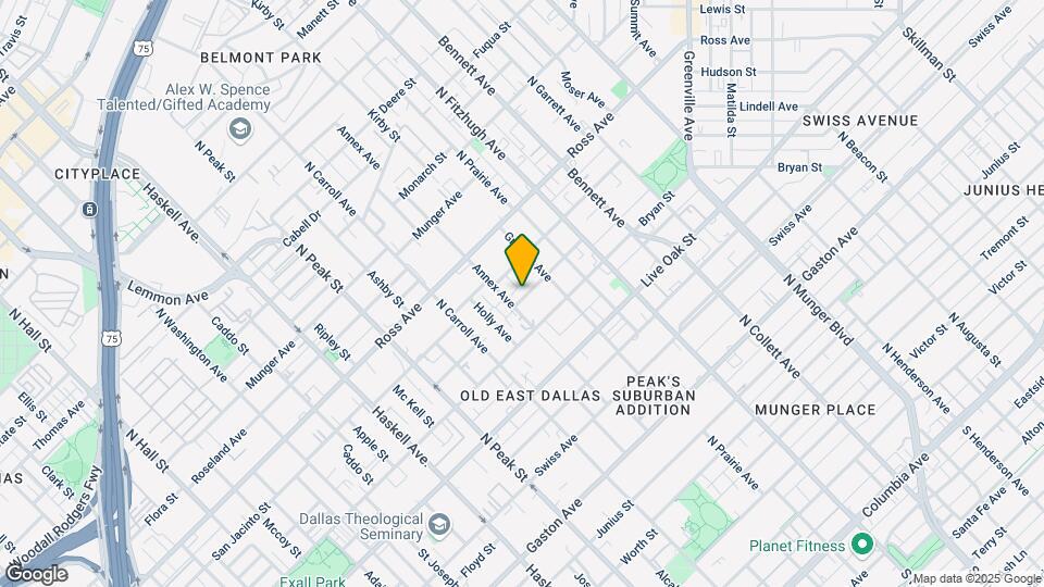 4633 Virginia Ave Map and Location Details