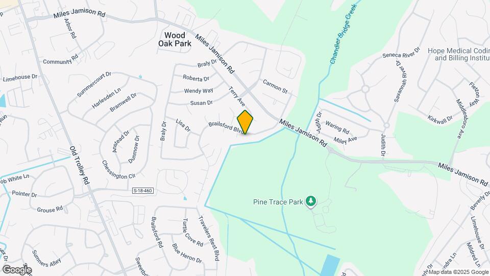 600 Brailsford Blvd Map and Location Details