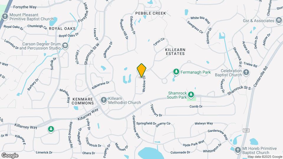 3726 Wicklow Cir Map and Location Details