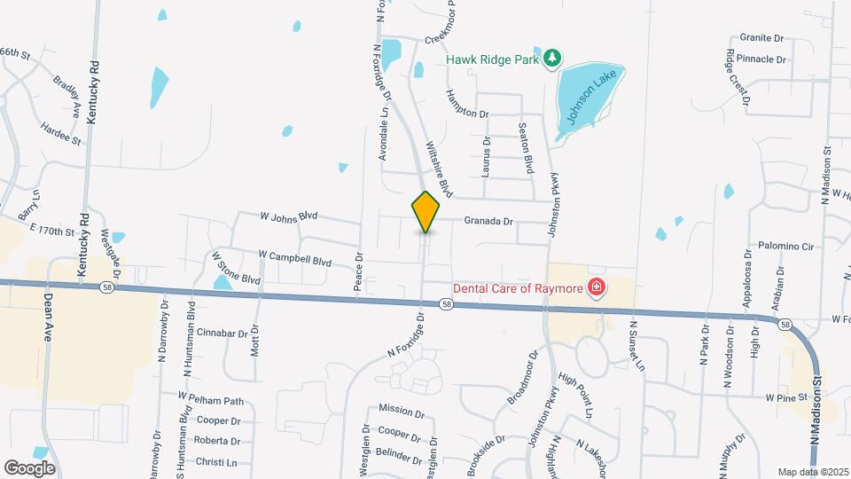 502 N Foxridge Dr Map and Location Details