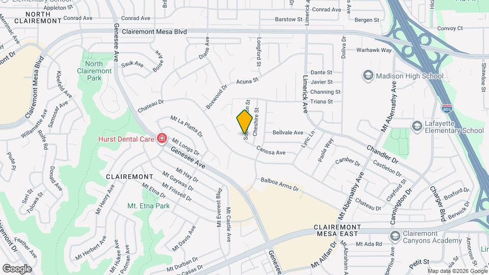 4522 Southampton St Map and Location Details