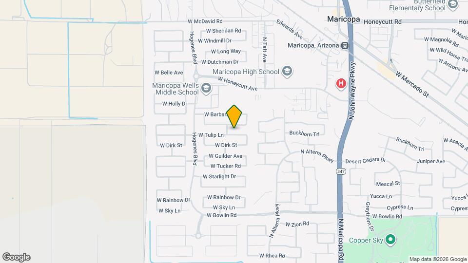 45560 W Tulip Ln Map and Location Details