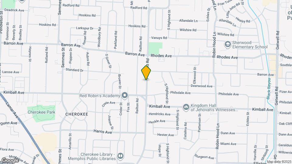 1297 S Prescott St Map and Location Details