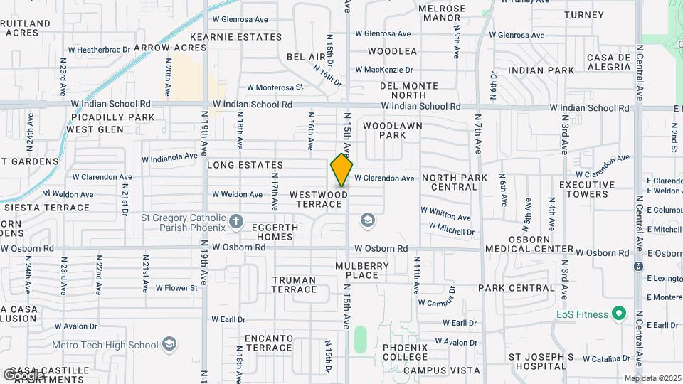 3630 N 15th Ave Map and Location Details