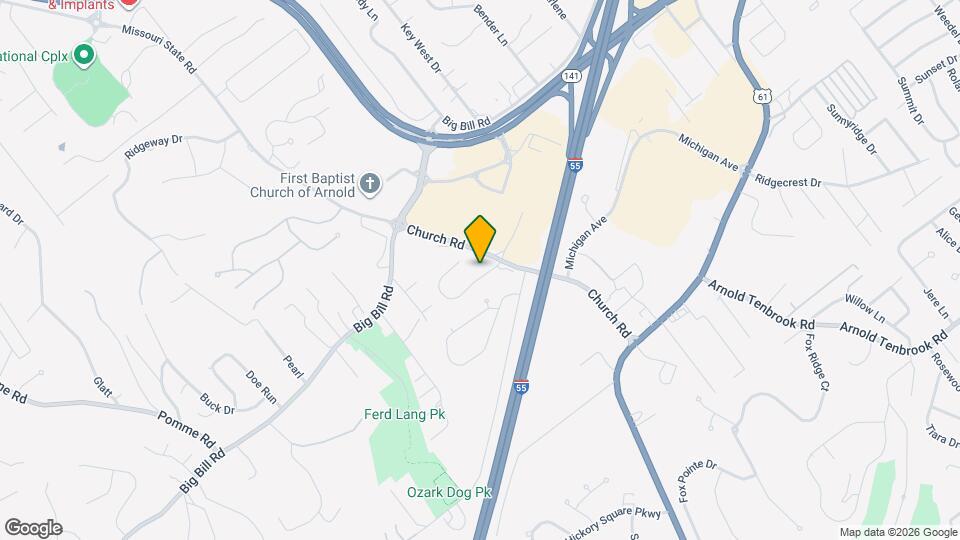 1646 Stardust Dr Map and Location Details