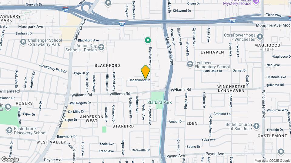 3722 Underwood Drive Mapa y Detalles de la Ubicación
