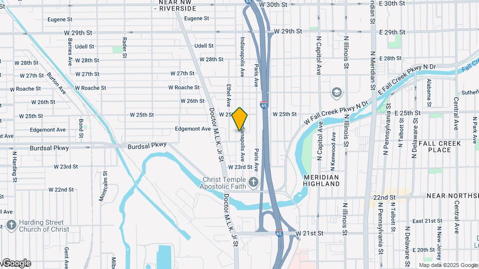 2414 Indianapolis Ave Map and Location Details