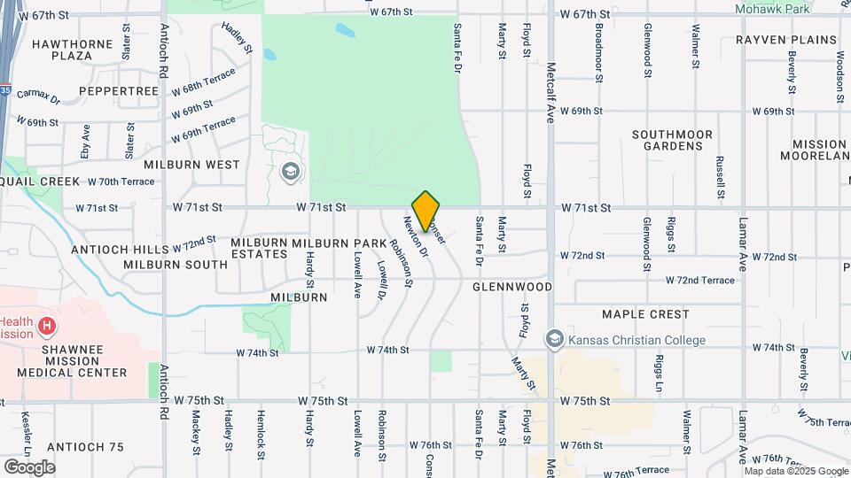 7143 Newton Dr Map and Location Details