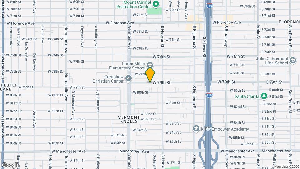 848 W 79th St Map and Location Details