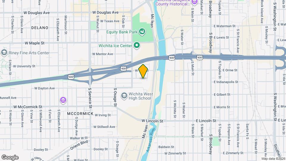 503 W Hendryx St Map and Location Details