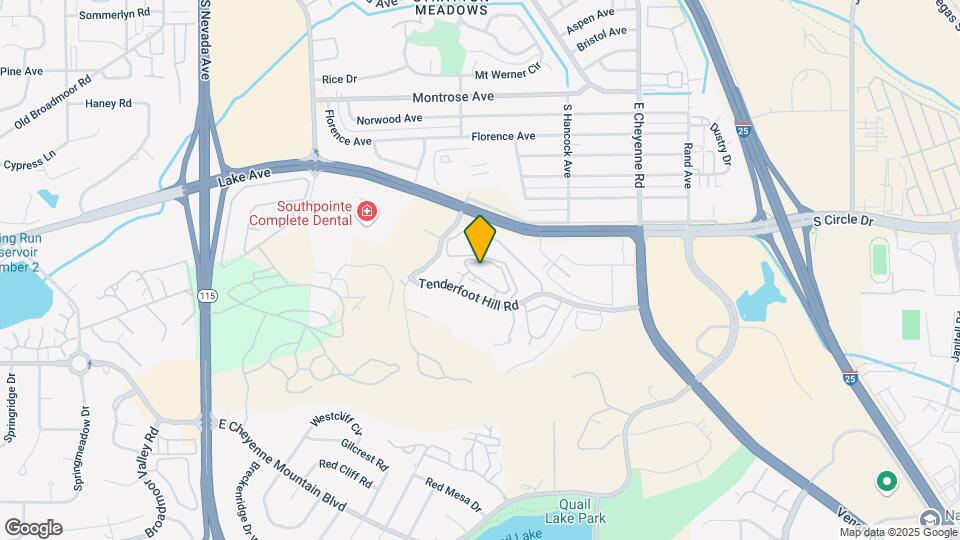 842 Tenderfoot Hill Rd Map and Location Details