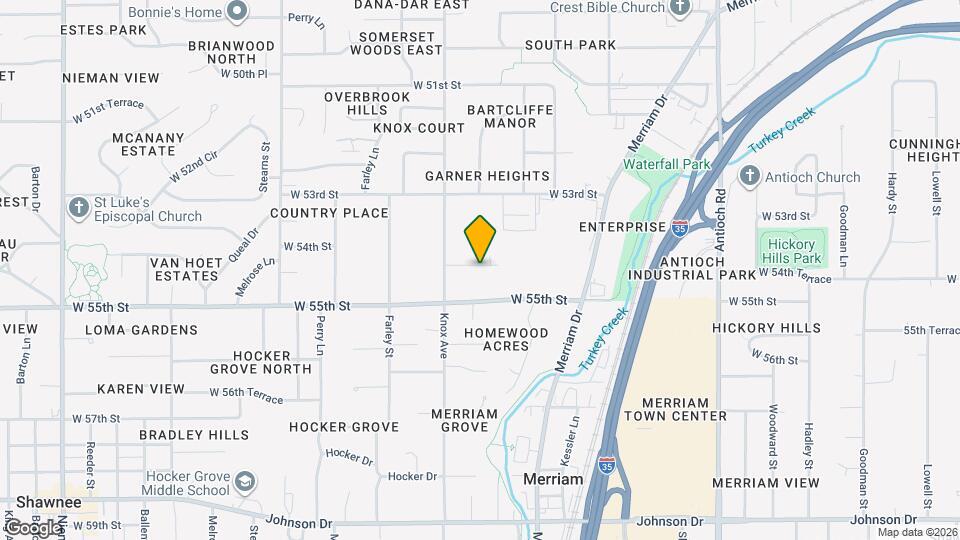 9515 W 54th St Map and Location Details