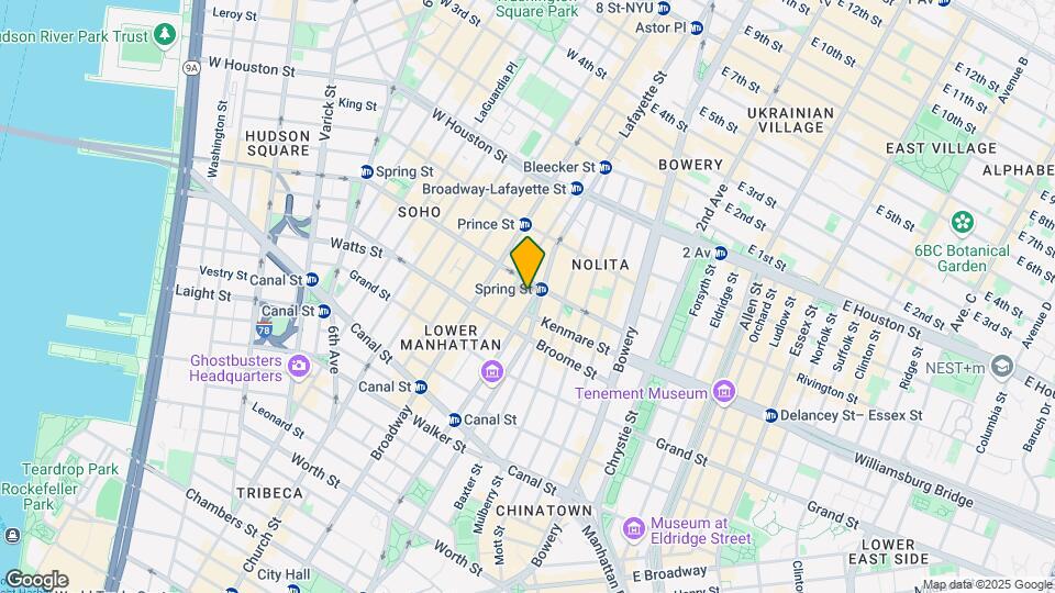 222 Lafayette St Map and Location Details