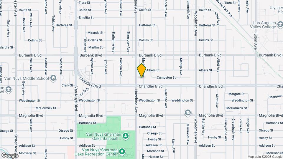 5419 Murietta Ave Mapa y Detalles de la Ubicación