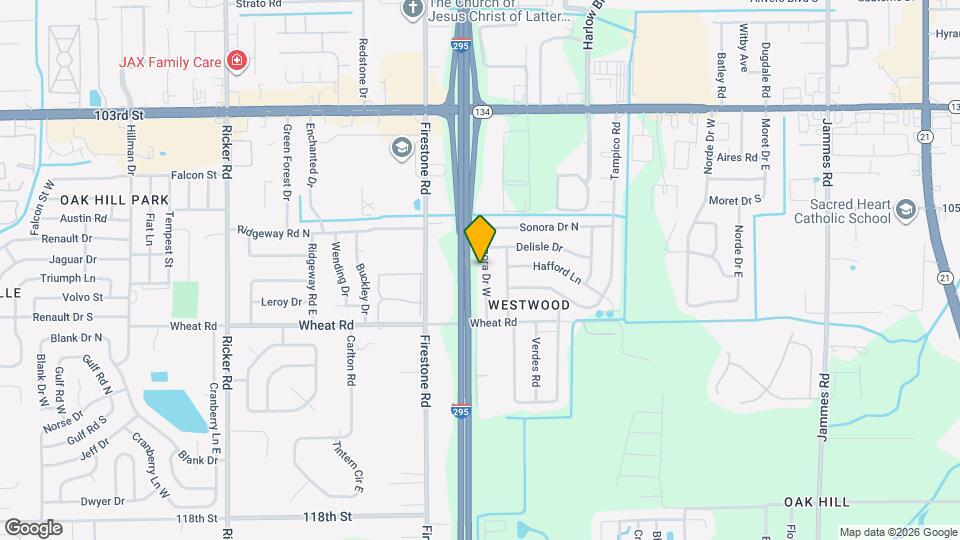 5836 Sonora Dr W Map and Location Details