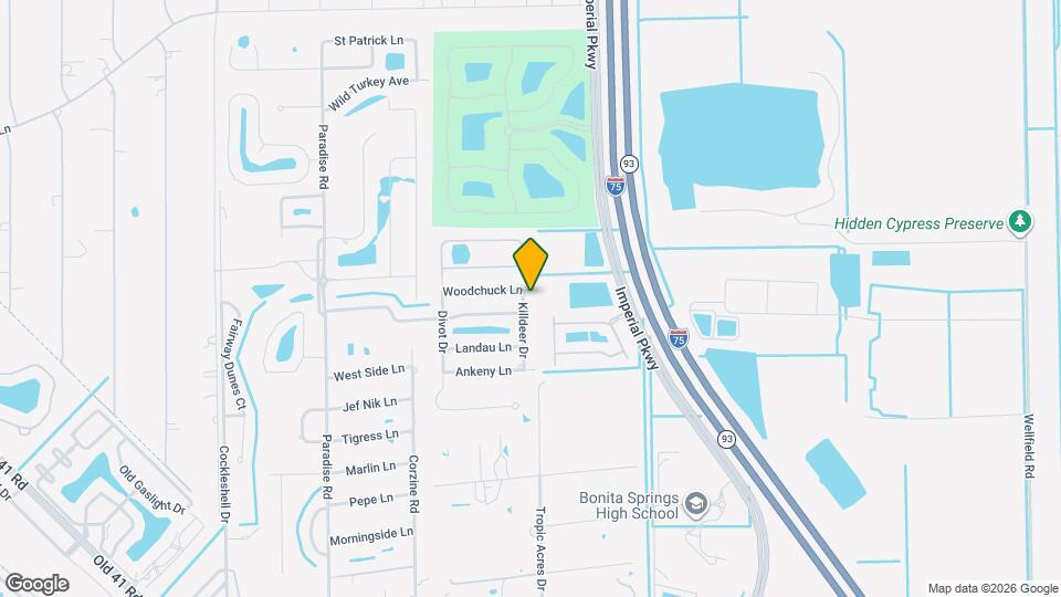 25161 Killdeer Dr Map and Location Details