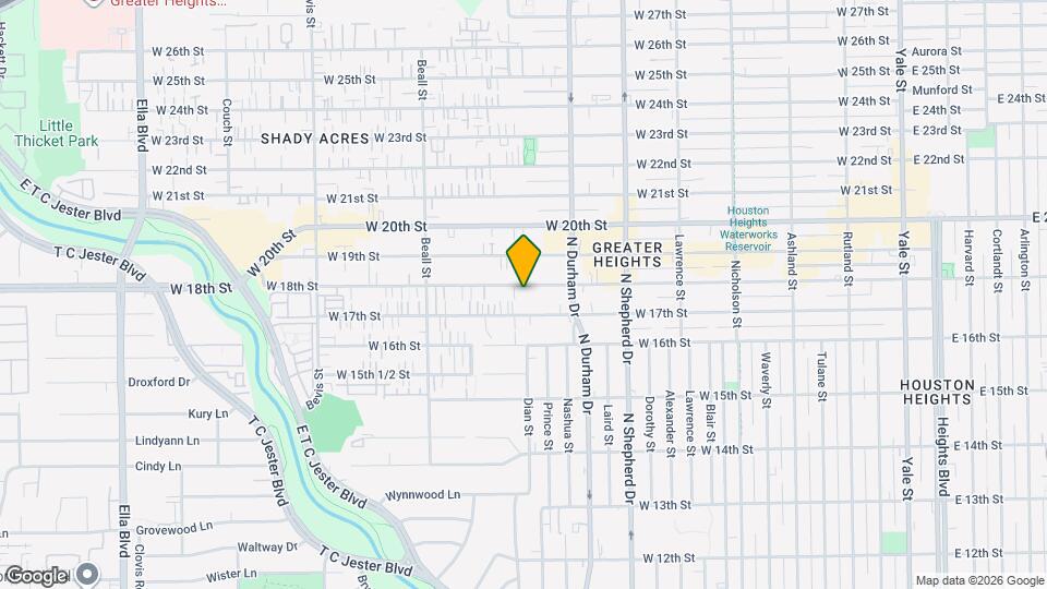 904 W 18th St Map and Location Details