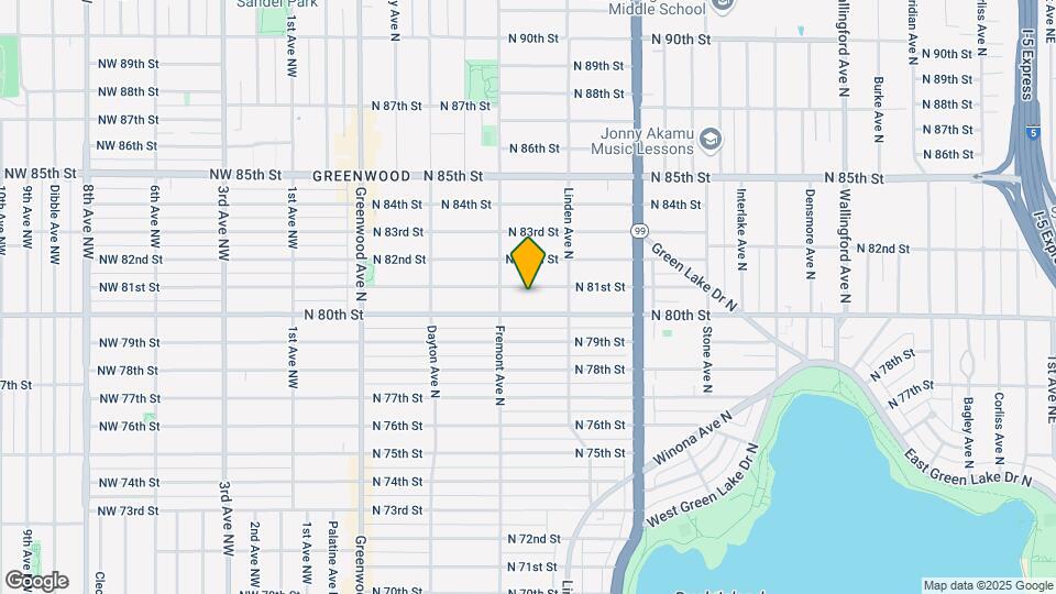 723 N 81st St Map and Location Details