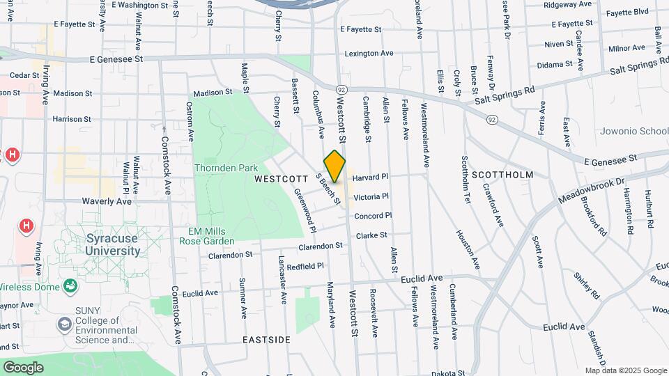 725 S Beech St Map and Location Details