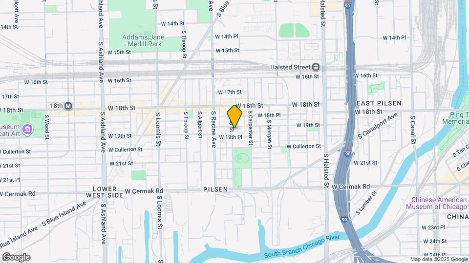 1909 S May St Map and Location Details