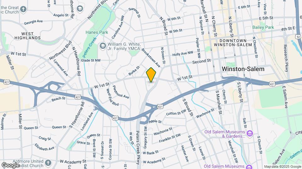 Link Apartments® Brookstown Map and Location Details