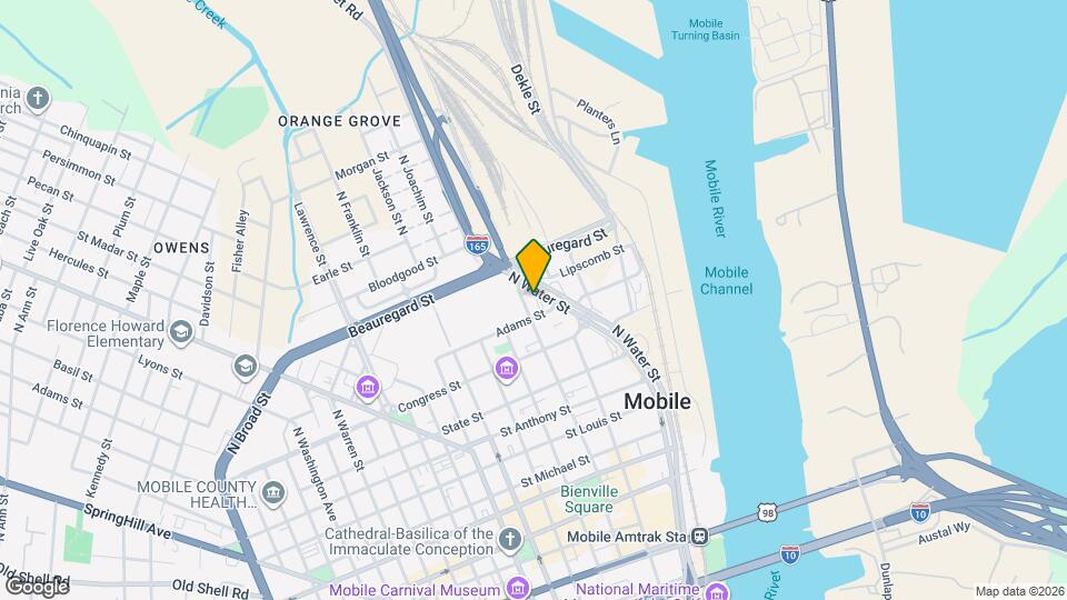 350 St Joseph St Map and Location Details