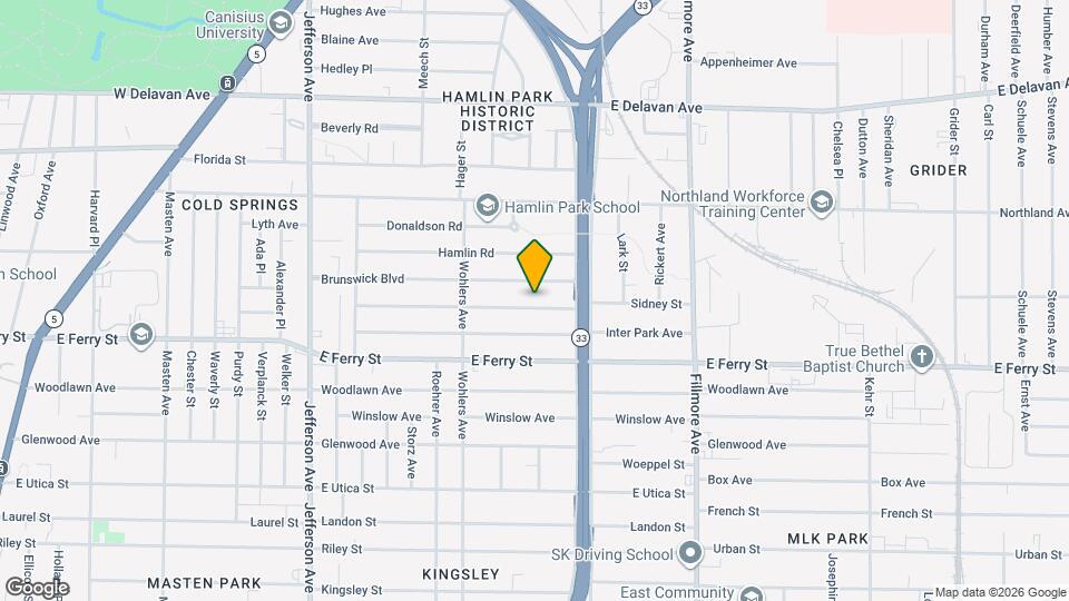 184 Butler Ave Map and Location Details