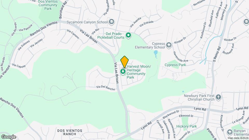 615 Camino Del Lago Map and Location Details