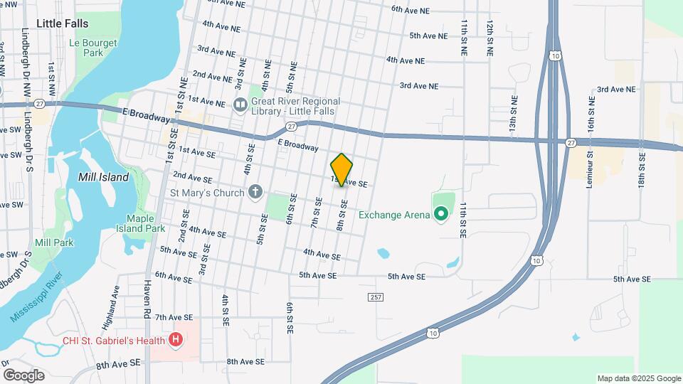 204 8th St SE Map and Location Details