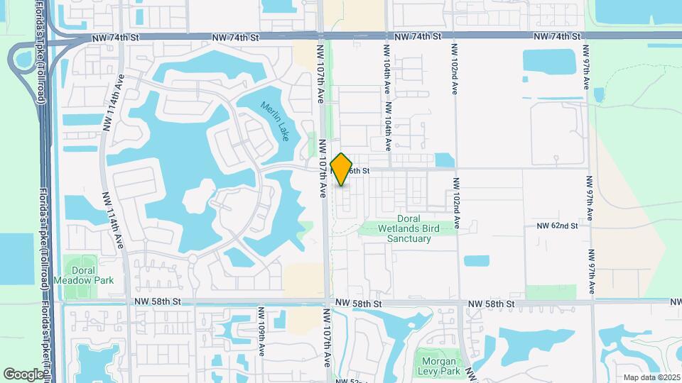 6412 NW 105th Pl Map and Location Details