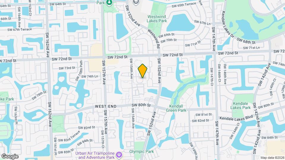 7550 SW 153rd Ct Map and Location Details