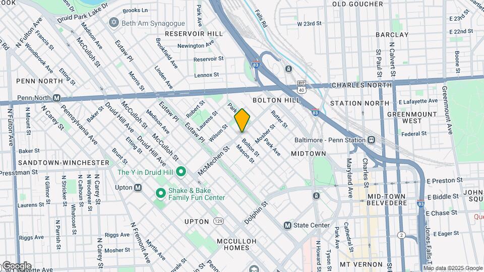 1531 Bolton St Map and Location Details