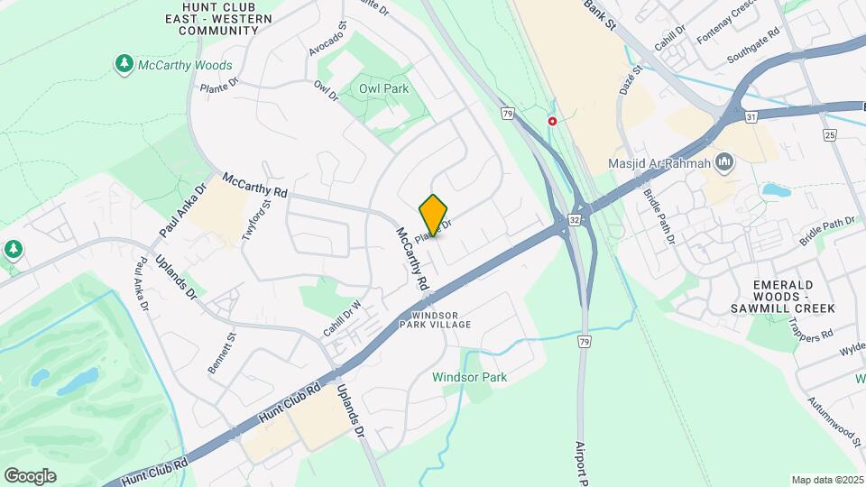 6 Pattermead Crescent Map and Location Details