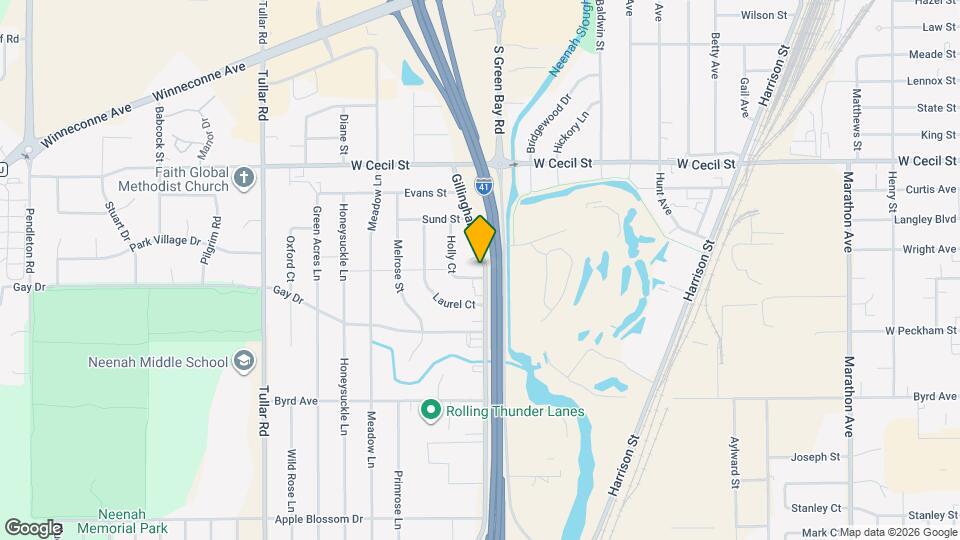1075 Gillingham Rd Map and Location Details