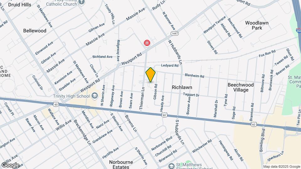 153 Thierman Ln Map and Location Details