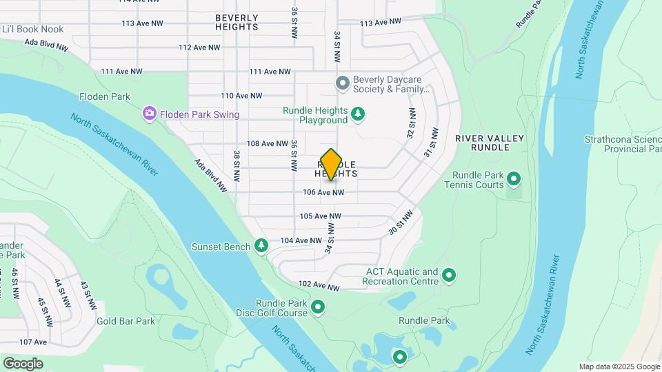 10604 34 St NW Map and Location Details