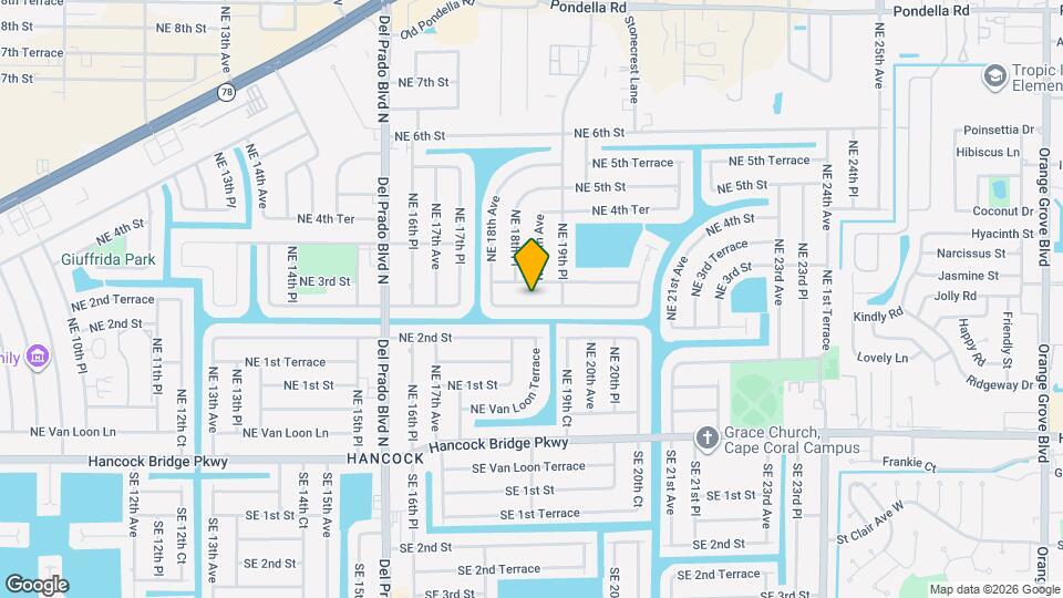 1823 NE 2nd Terrace Map and Location Details