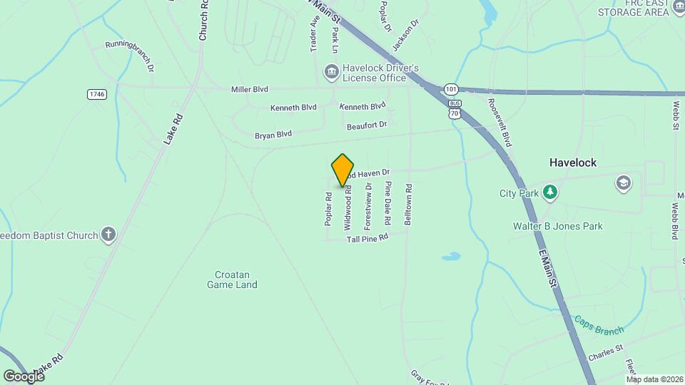 204 Wildwood Rd Map and Location Details