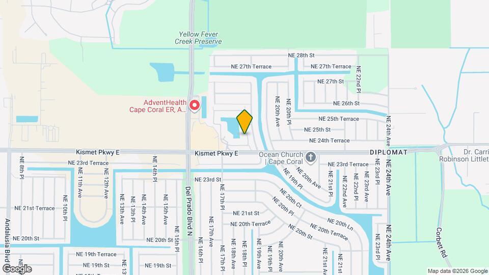 1843 Concordia Lake Cir Map and Location Details