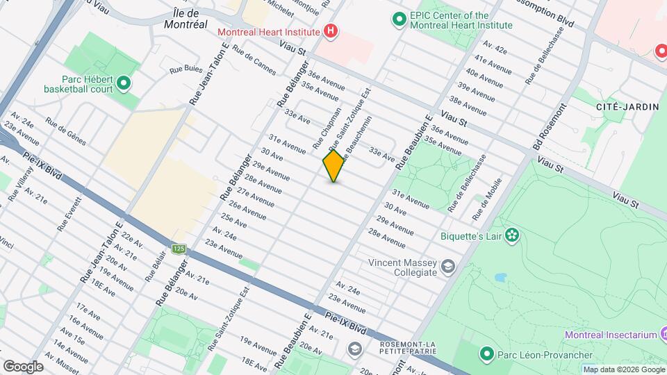 6640 30E Av Map and Location Details