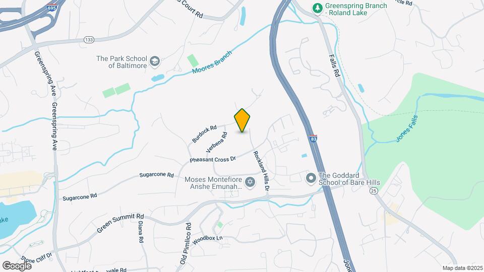 7202 Rockland Hills Dr Map and Location Details