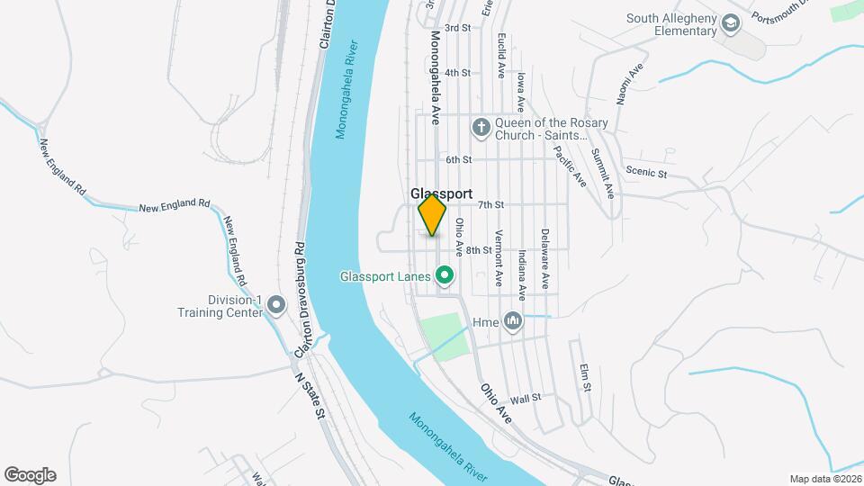 734 Monongahela Ave, Unit Floor 2 Map and Location Details