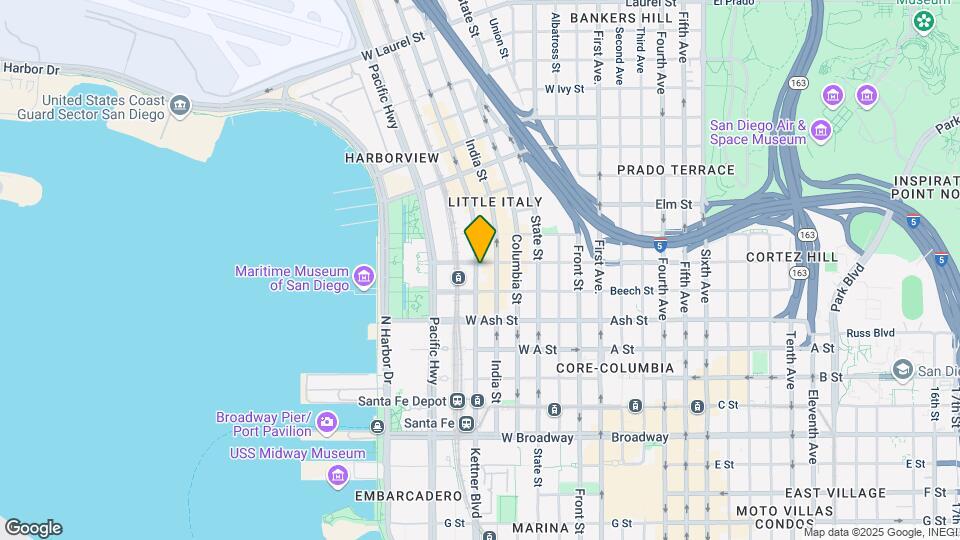 1587 Kettner Blvd Map and Location Details