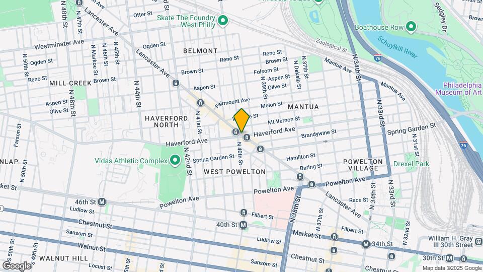 3952 Lancaster Ave Map and Location Details