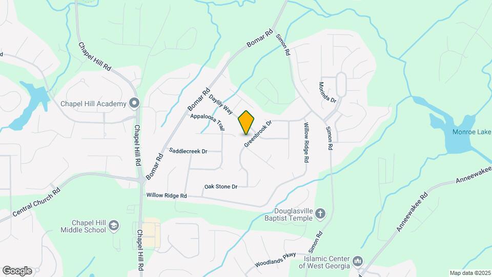 3821 Greenbrook Dr Map and Location Details