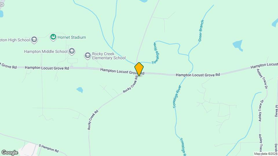 1018 Hampton Locust Grove Rd Map and Location Details