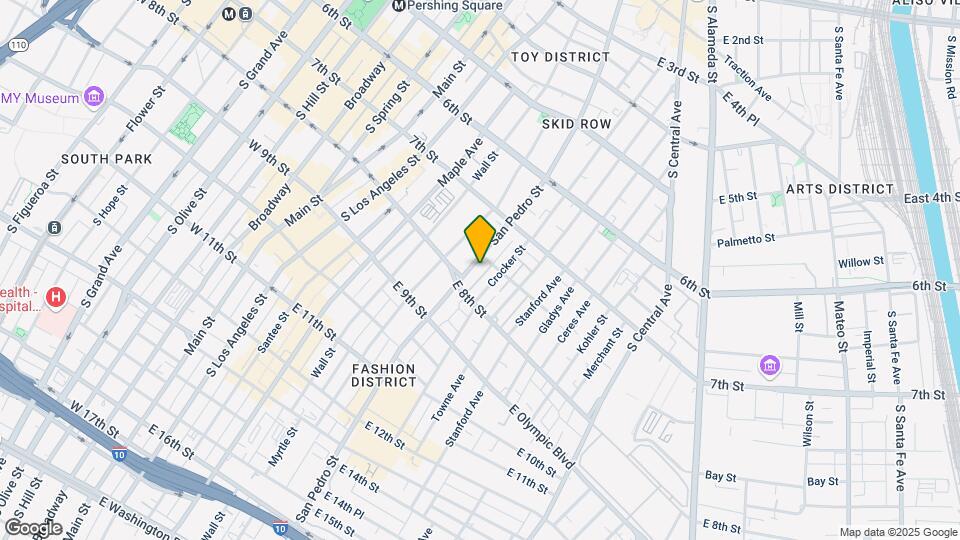 760 S San Pedro St Mapa y Detalles de la Ubicación
