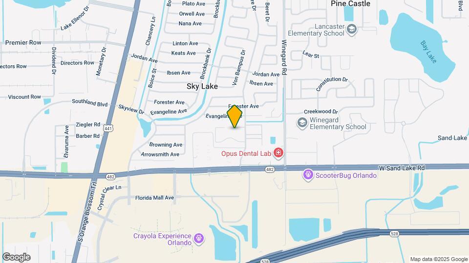 804 Sky Lake Cir Map and Location Details