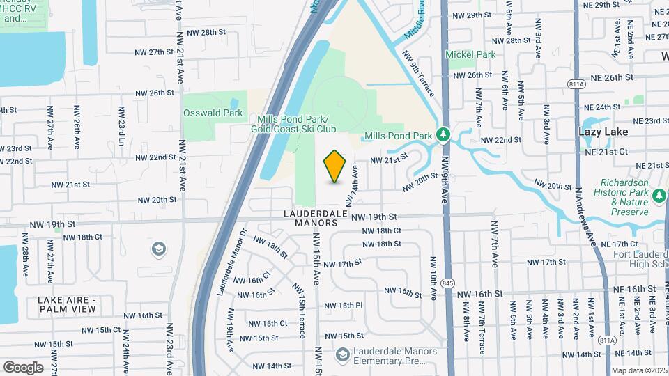 1461 NW 20th St Map and Location Details