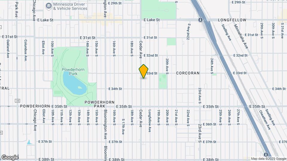 3317 Cedar Ave Map and Location Details